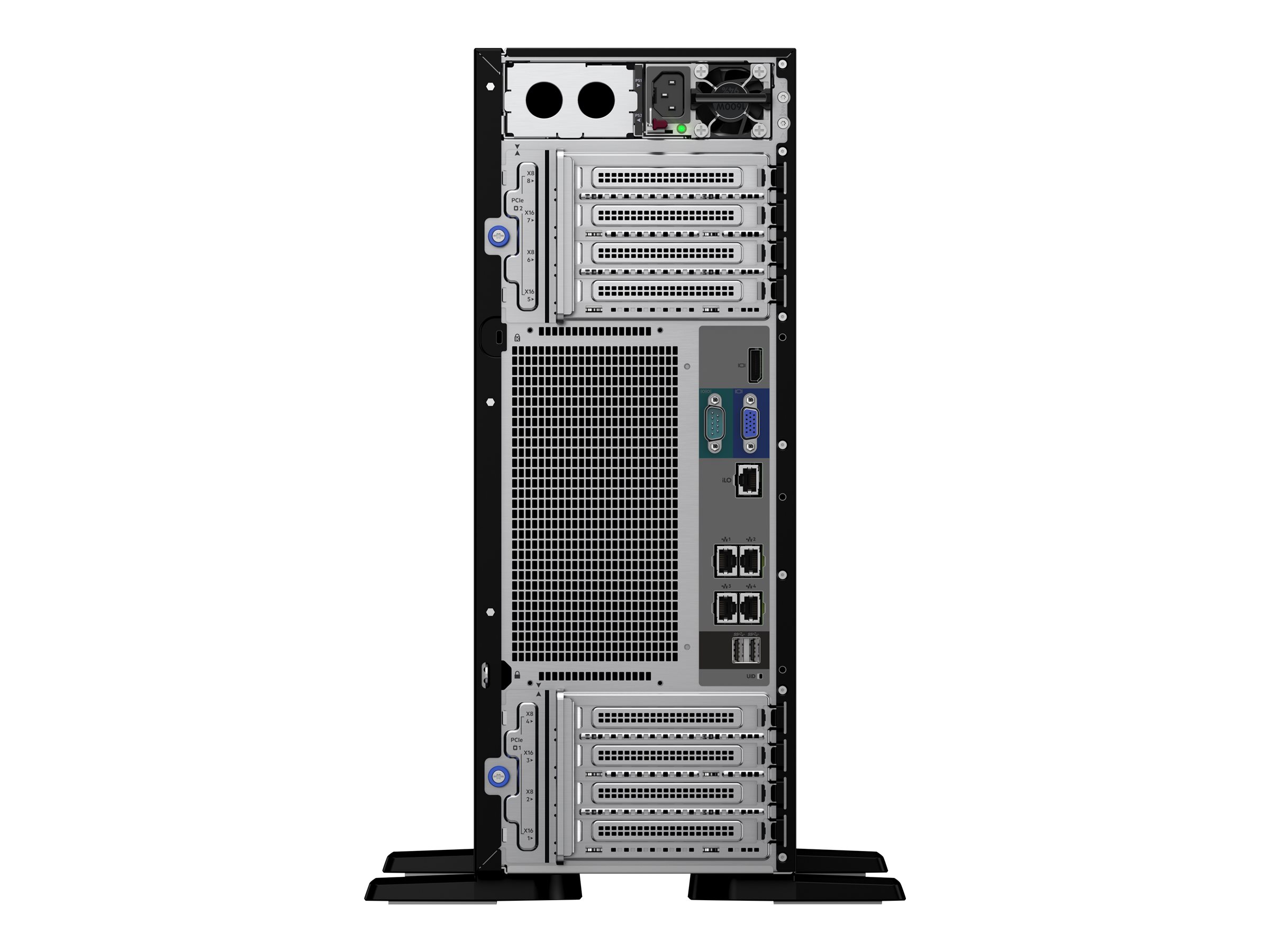 HPE ProLiant ML350 Gen10 Base - Server - Tower - 4U - zweiweg - 1 x Xeon Silver 4208 / 2.1 GHz - RAM 16 GB - SATA/SAS - Hot-Swap 6.4 cm (2.5)