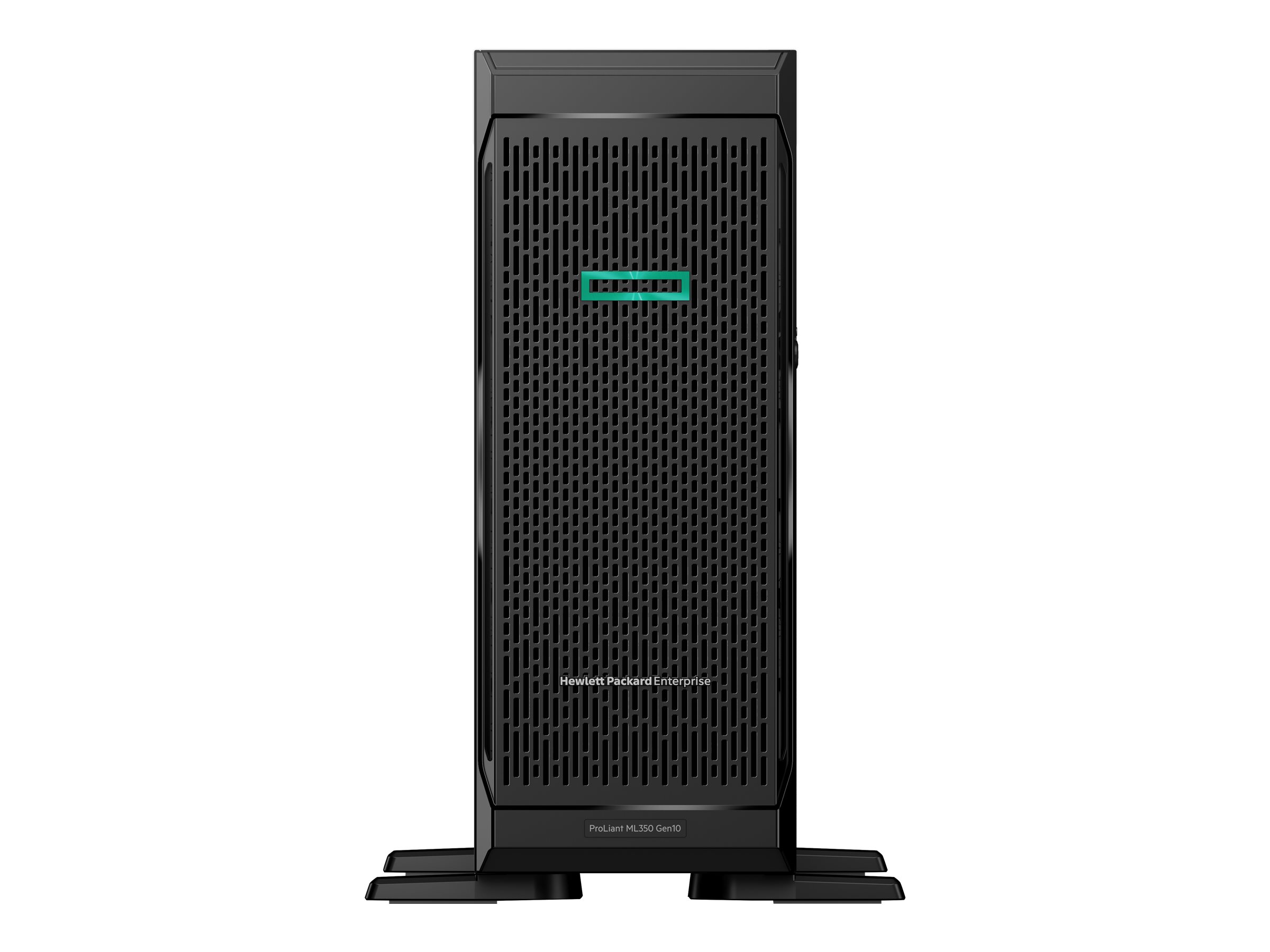 HPE ProLiant ML350 Gen10 Base - Server - Tower - 4U - zweiweg - 1 x Xeon Silver 4208 / 2.1 GHz - RAM 16 GB - SATA/SAS - Hot-Swap 6.4 cm (2.5)