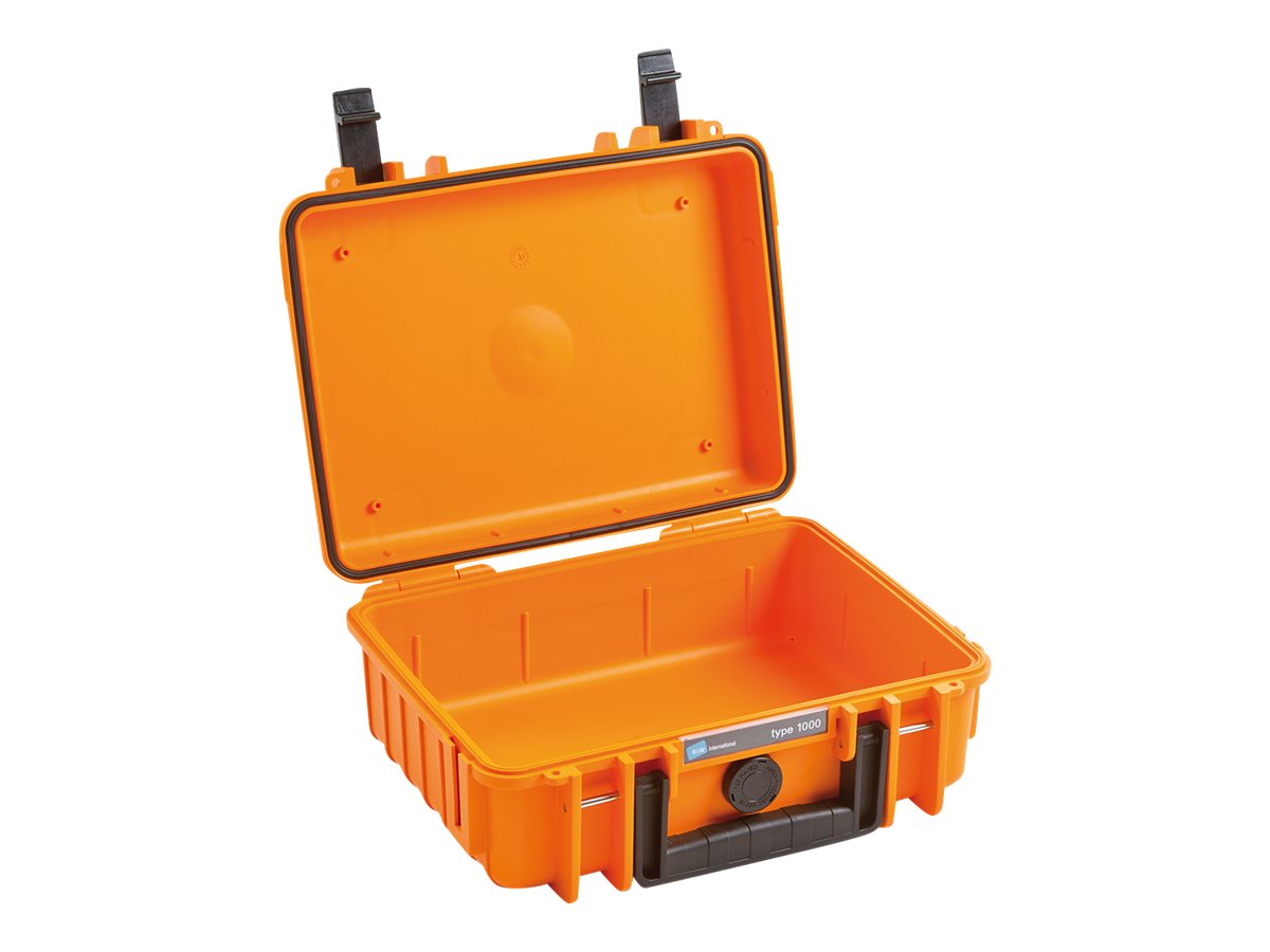 B&W 1000/O/RPD tool storage case Orange Polypropylene (PP)