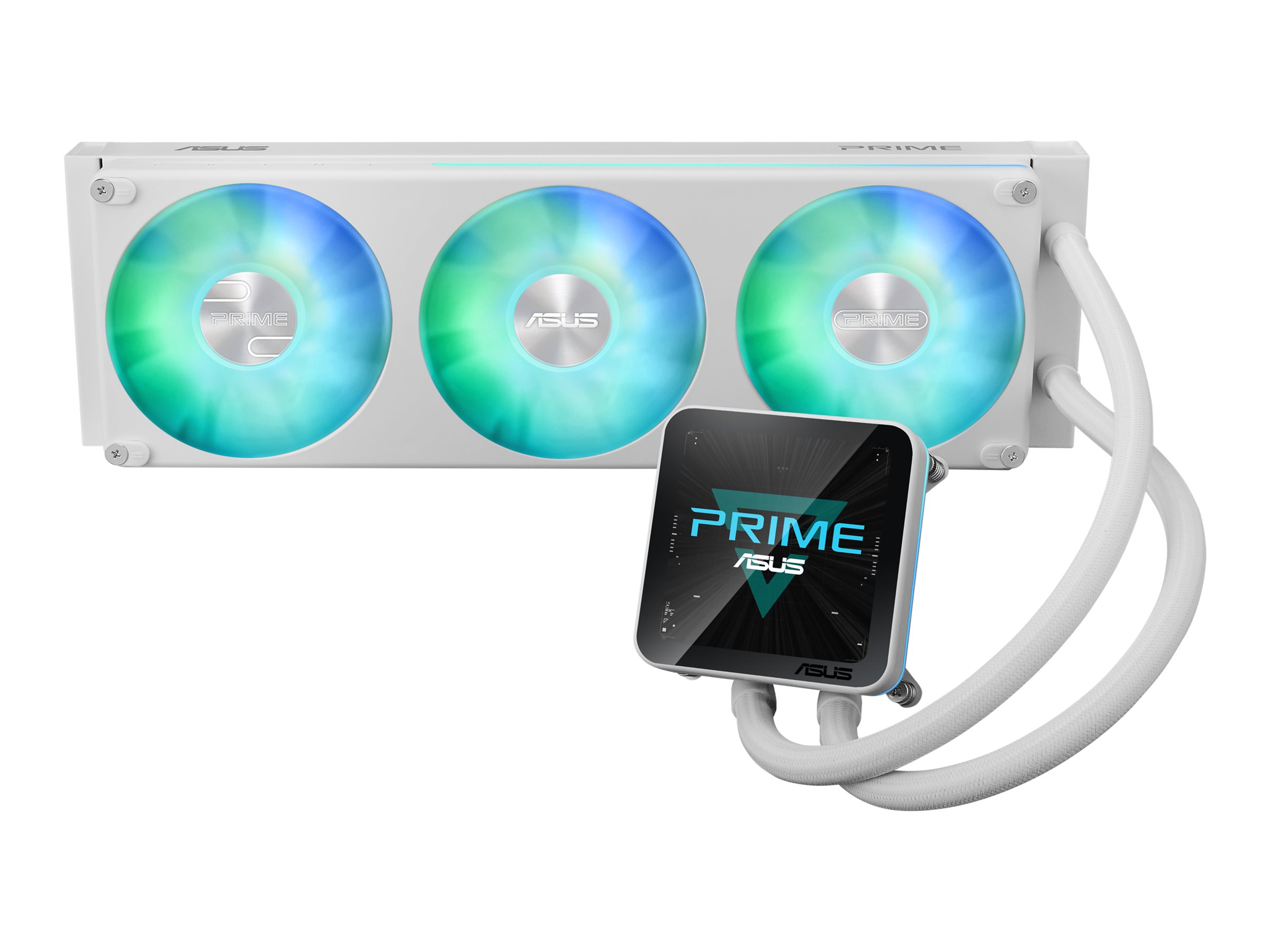 ASUS PRIME LC II 360 ARGB LCD WHT Processor All-in-one liquid cooler 12 cm White 1 pc(s)