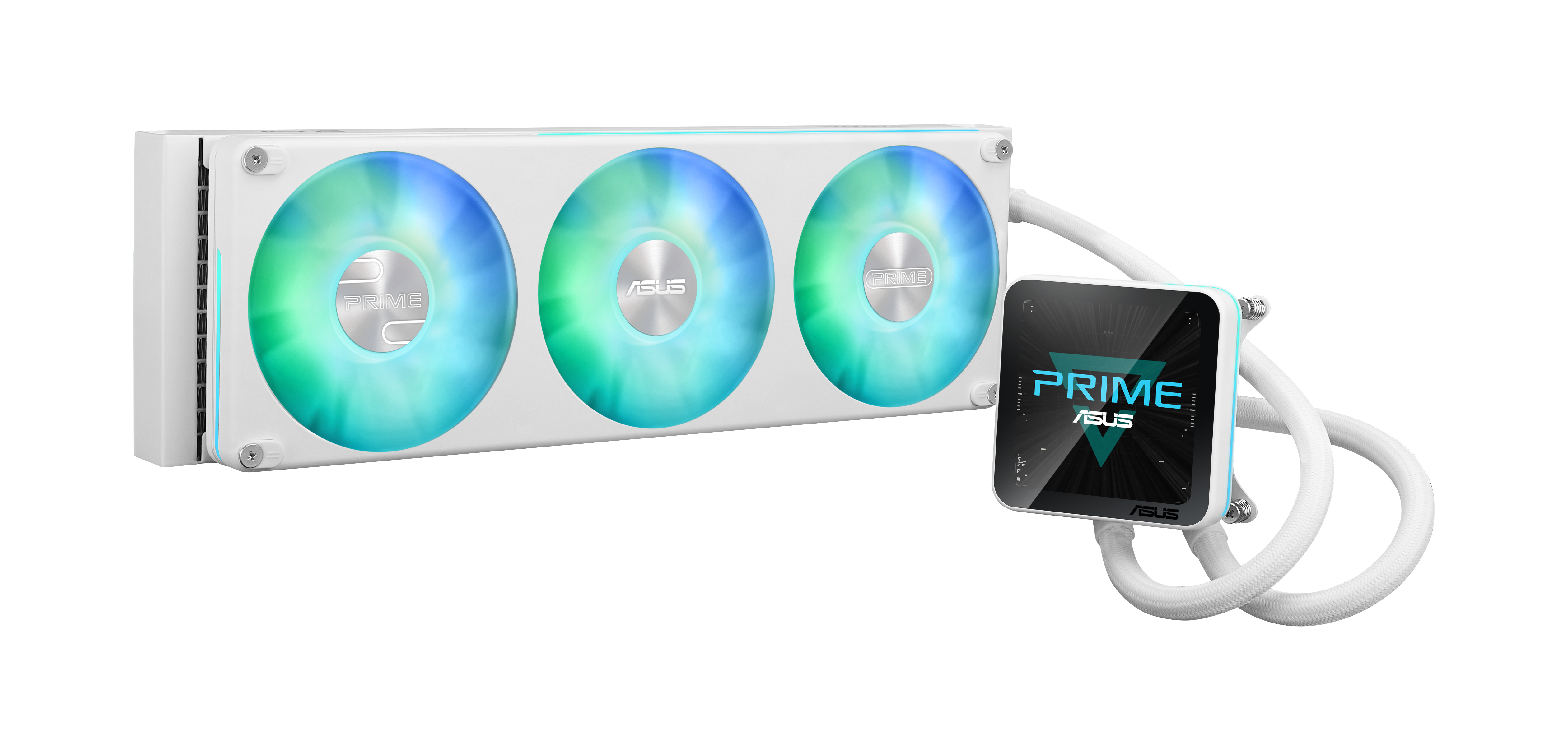 ASUS PRIME LC II 360 ARGB LCD WHT Processor All-in-one liquid cooler 12 cm White 1 pc(s)