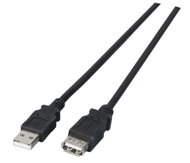 EFB Elektronik K5205.5 USB cable 5 m USB 2.0 USB A Black