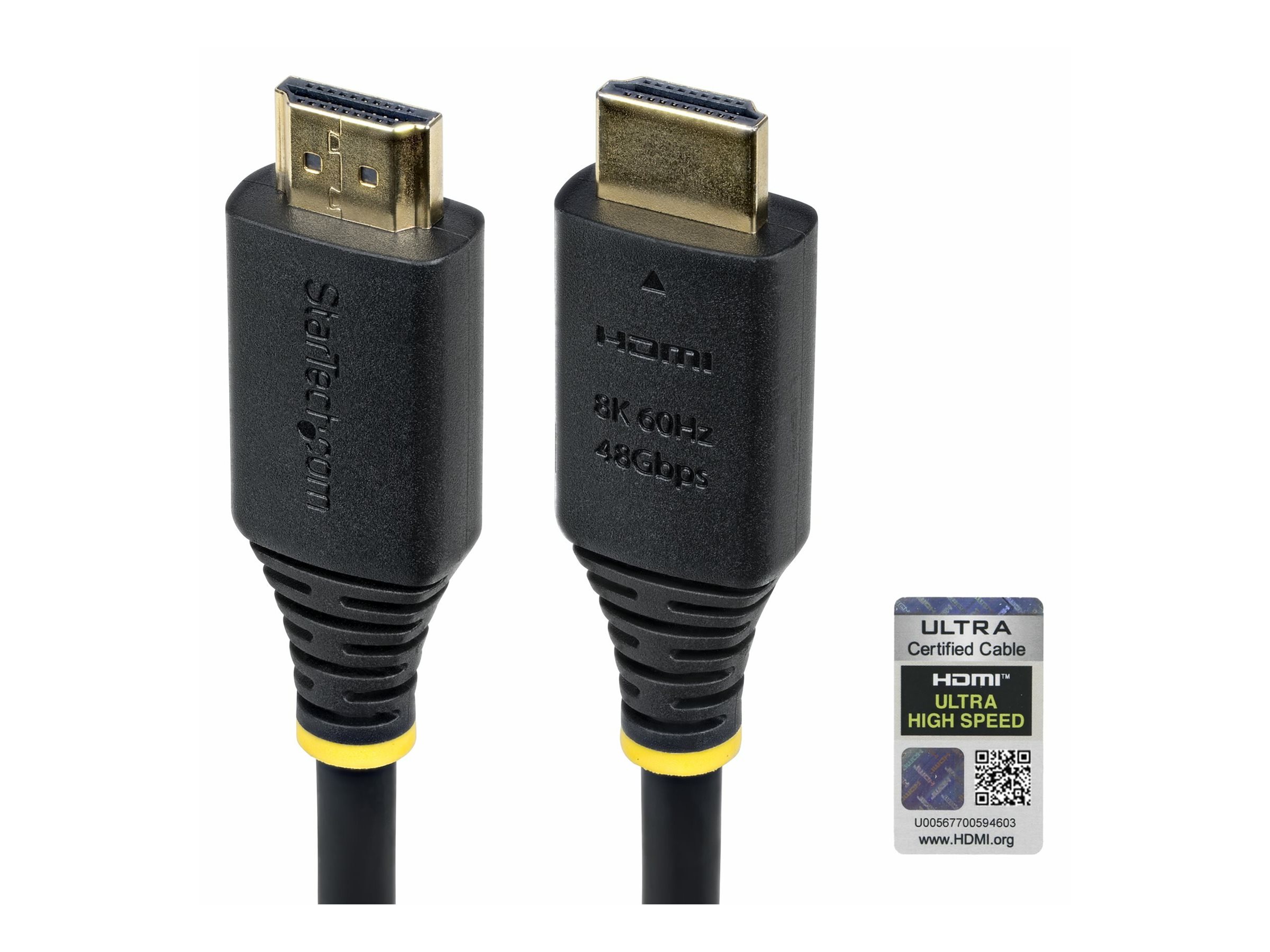 StarTech.com Ultra High Speed - HDMI-Kabel - HDMI m�nnlich zu HDMI m�nnlich - 3 m - abgeschirmt - Schwarz - passiv, 4K120Hz Unterst�tzung, 8K60Hz (7680 x 4320)