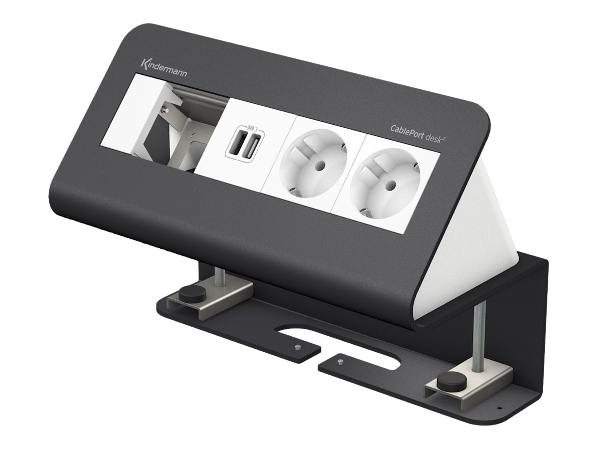 Kindermann CablePort desk 4-fold - Steckdosengehuse