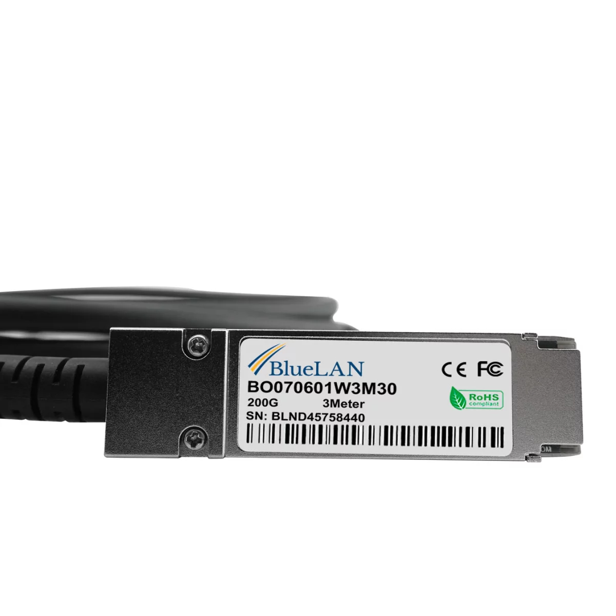 BlueOptics HPE P06248-B21 kompatibles BlueLAN QSFP56 DAC BO070601W1M30