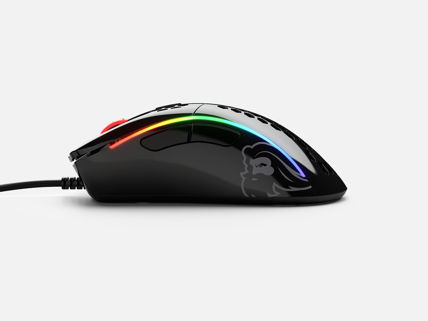 Glorious PC Gaming Race Model D- - rechts - Optisch - USB Typ-A - 12000 DPI - 1 ms - Schwarz