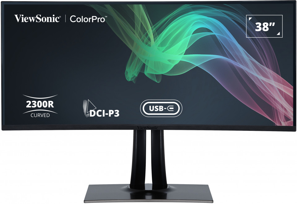 Viewsonic VP3881A pantalla para PC 96,5 cm (38) 3840 x 1600 Pixeles Quad HD+ LED Negro