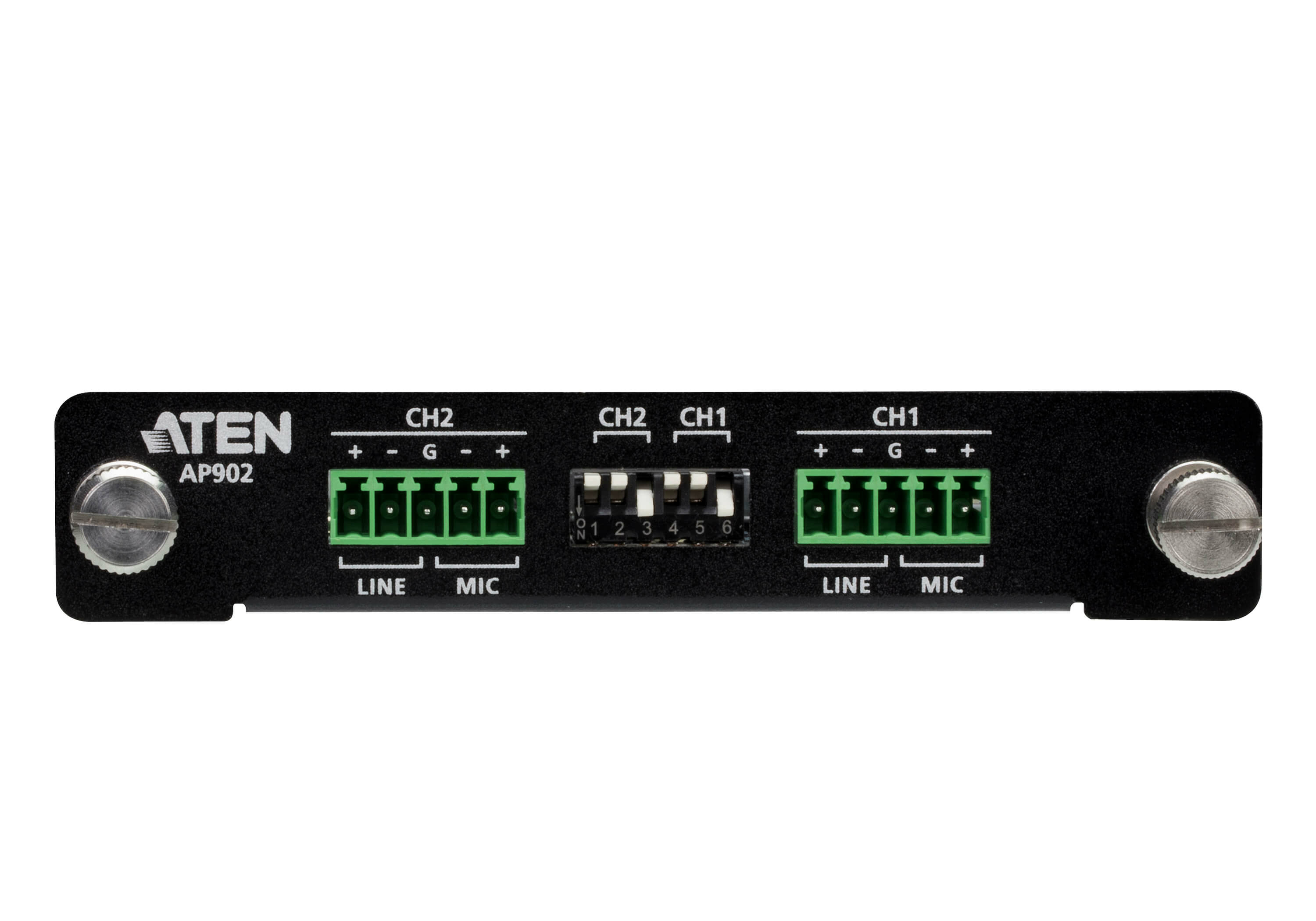 ATEN AP902 2.0 canaux Noir, M�tallique