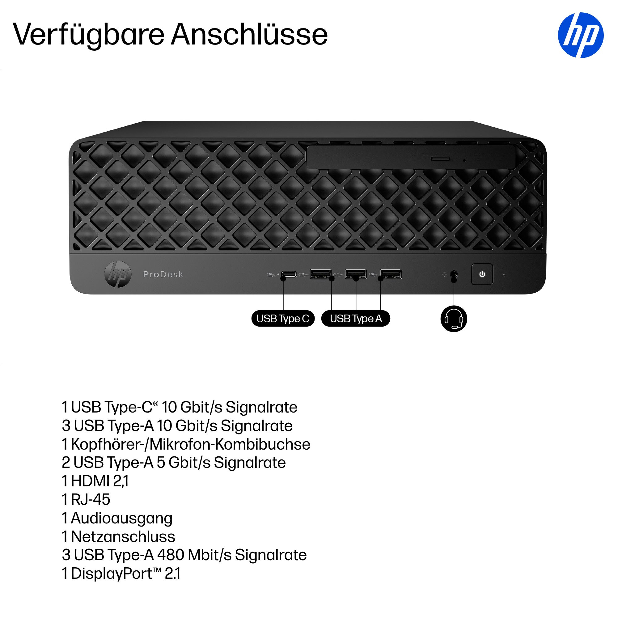 HP ProDesk 4 G1i - SFF - Core Ultra 5 225 / 3.3 GHz