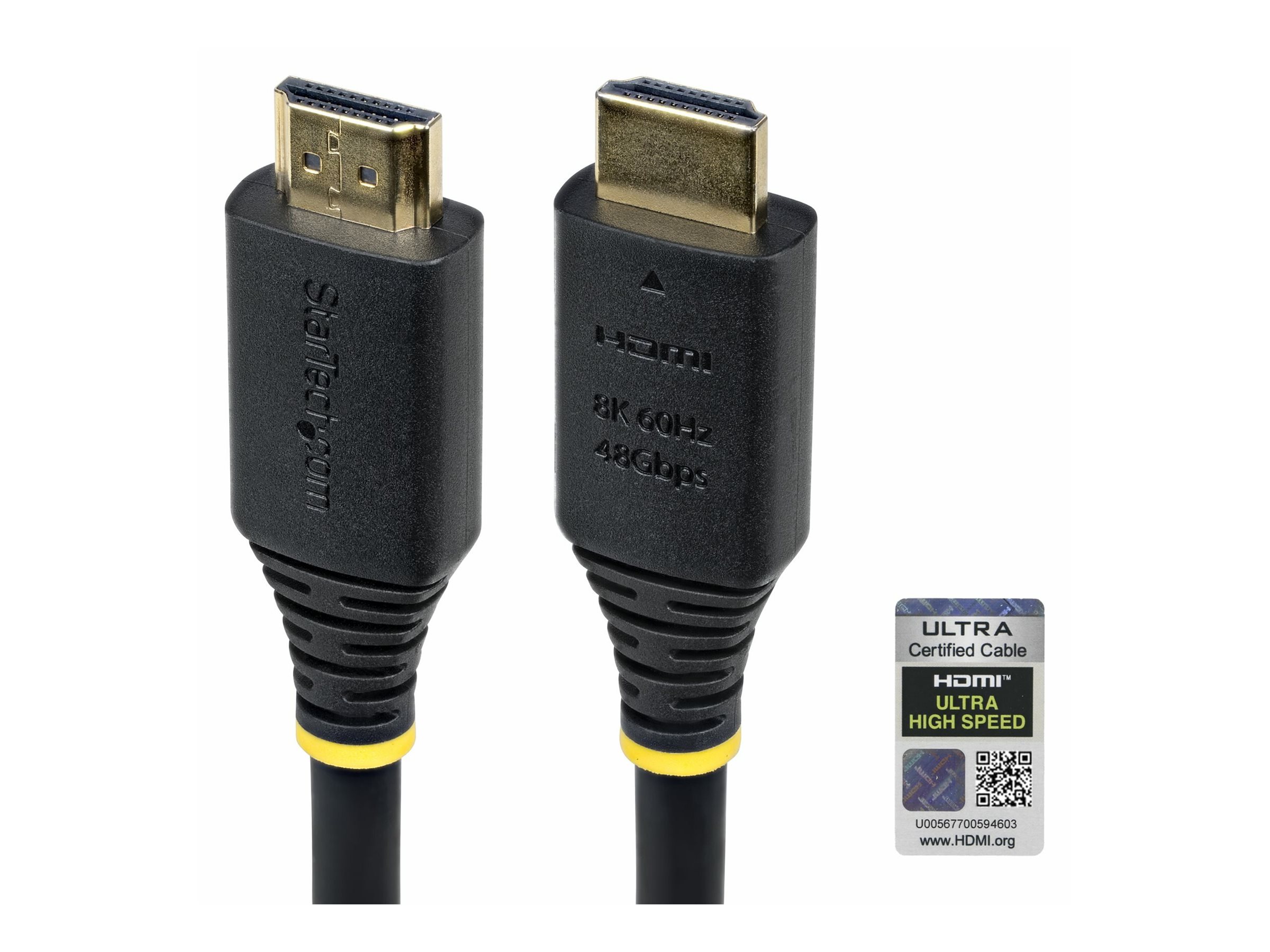 StarTech.com Ultra High Speed - HDMI-Kabel - HDMI m�nnlich zu HDMI m�nnlich - 4 m - abgeschirmt - Schwarz - passiv, 4K120Hz Unterst�tzung, 8K60Hz (7680 x 4320)