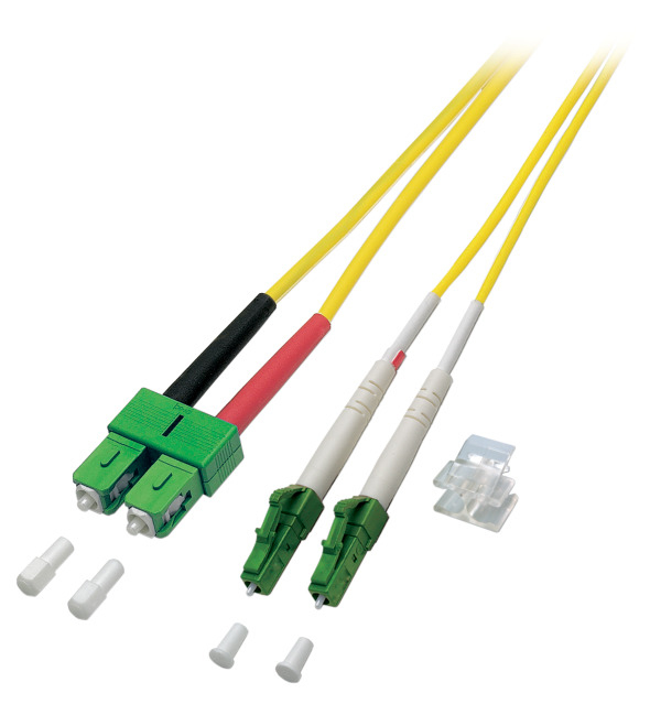 EFB Elektronik O0387.3 fibre optic cable 3 m 2x SC 2x LC OS2 Yellow