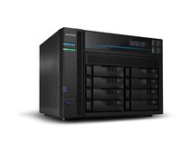 Asustor NAS ASUSTOR AS6510T X 10SLOT 3.5/2.5-NO HD- QC 2.1GHZ-8GB DDR4 -2P 2.5GBE 2P 10G-2P USB3.2-2 X M.2 NVME/SATA-GAR.3Y - Storage Server - NAS