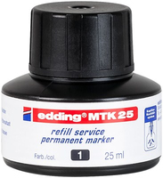 EDDING MTK 25 - B�rokleinmaterial - Schwarz - 1er