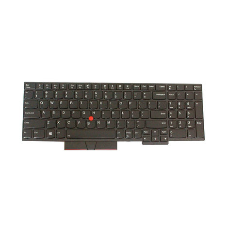 Lenovo Lite-On - Ersatztastatur Notebook - mit ClickPad, Trackpoint