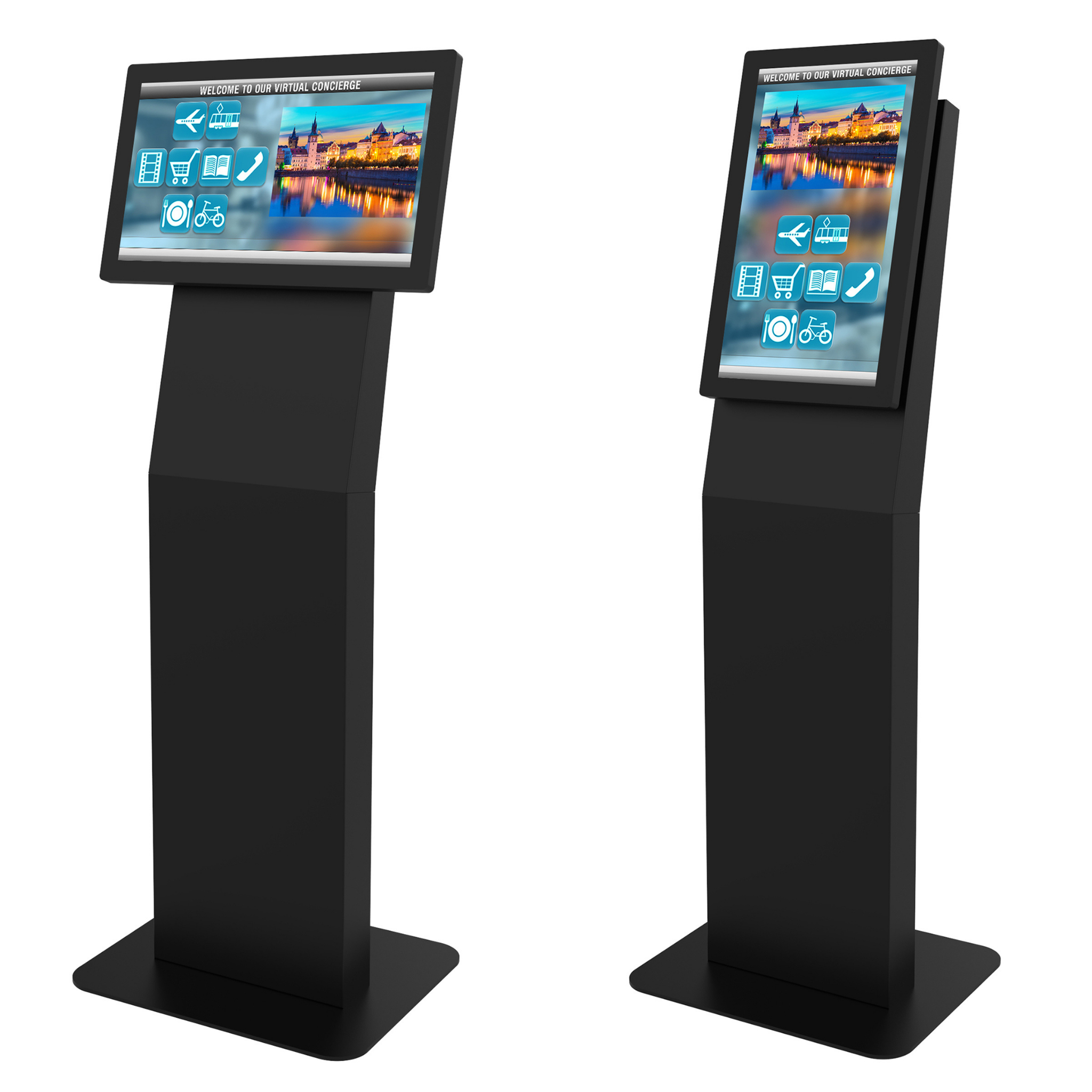 Peerless AV KIP522-EUK - Aufstellung - f�r LCD-Display - Glanzschwarz - Bildschirmgr��e: 38.1-81.3 cm (15-32)