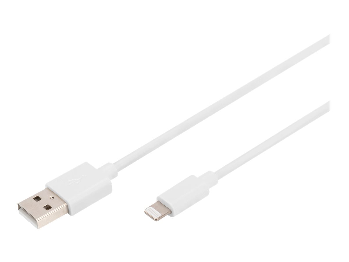 Digitus Da Lightning a cavo dati/di ricarica USB A, certificato MFI