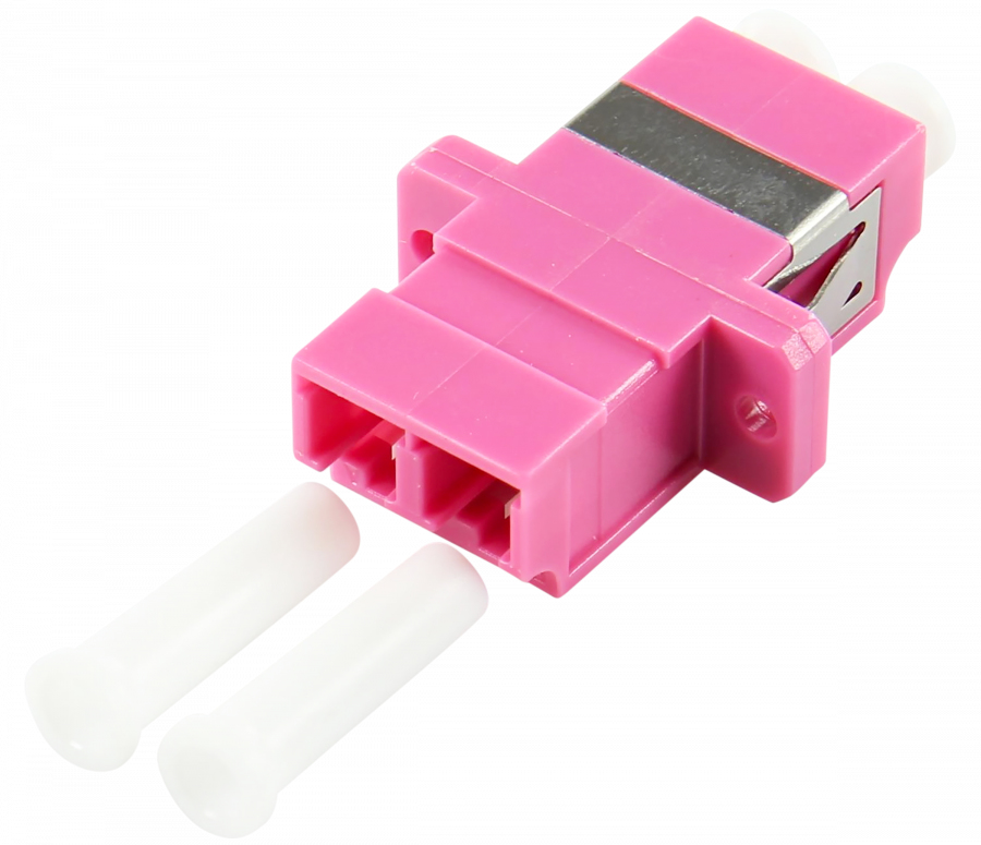 EFB Elektronik LFA095 adaptador de fibra ptica LC/LC Rosa, Blanco