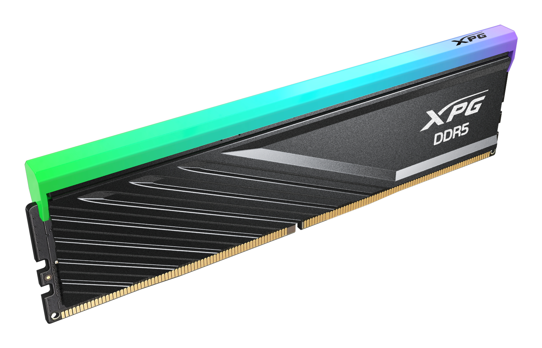 ADATA DIMM 16 GB DDR5-5600 (2x 8 GB) Dual-Kit (schwarz, AX5U5600C468G-DTLABRBK, XPG Lancer Blade RGB, INTEL XMP, AMD EXPO) - 16 GB - DDR5