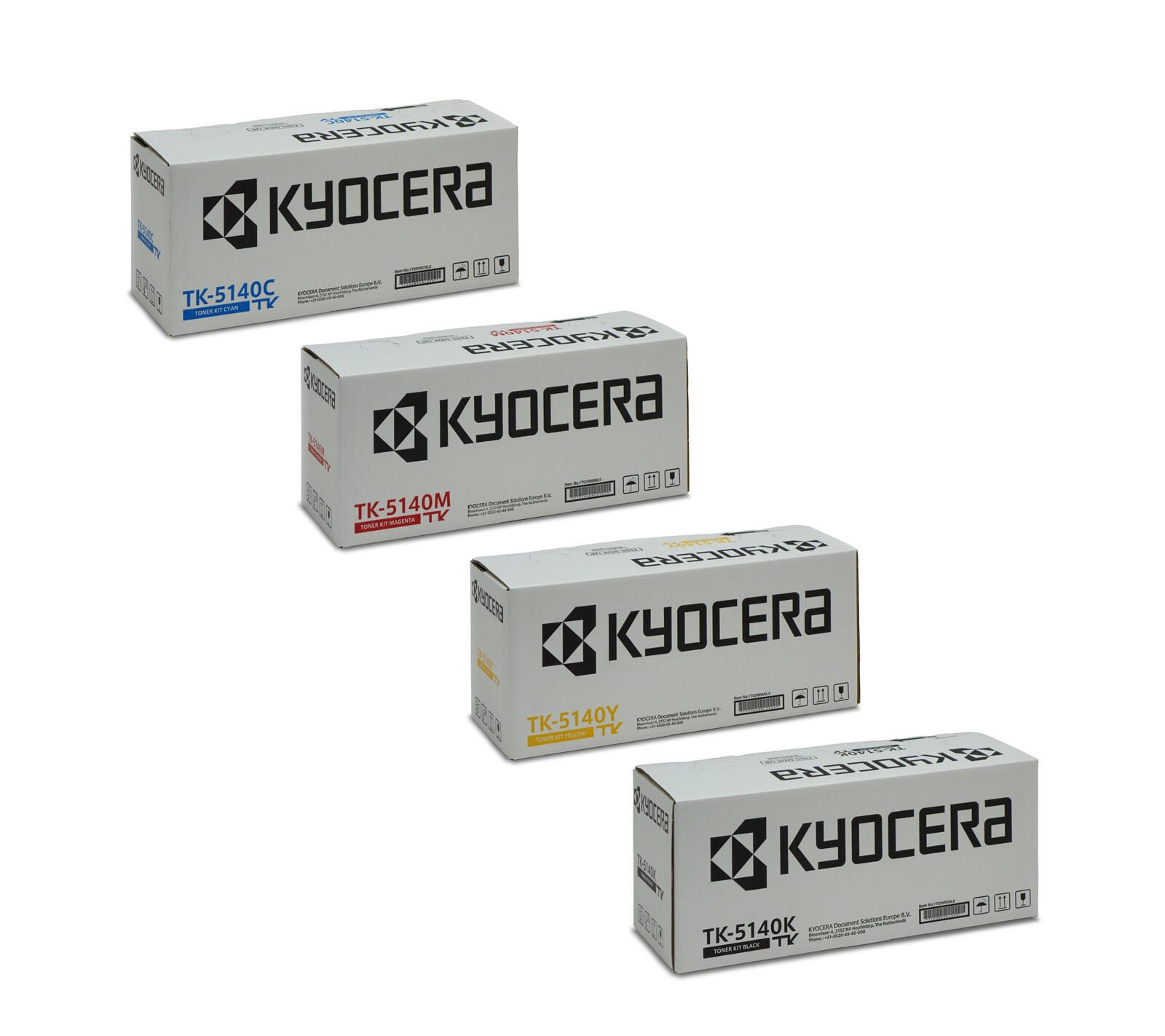 Kyocera Original TK-5140 Toner - 4er Multipack cyan magenta gelb schwarz - Original - Tonereinheit