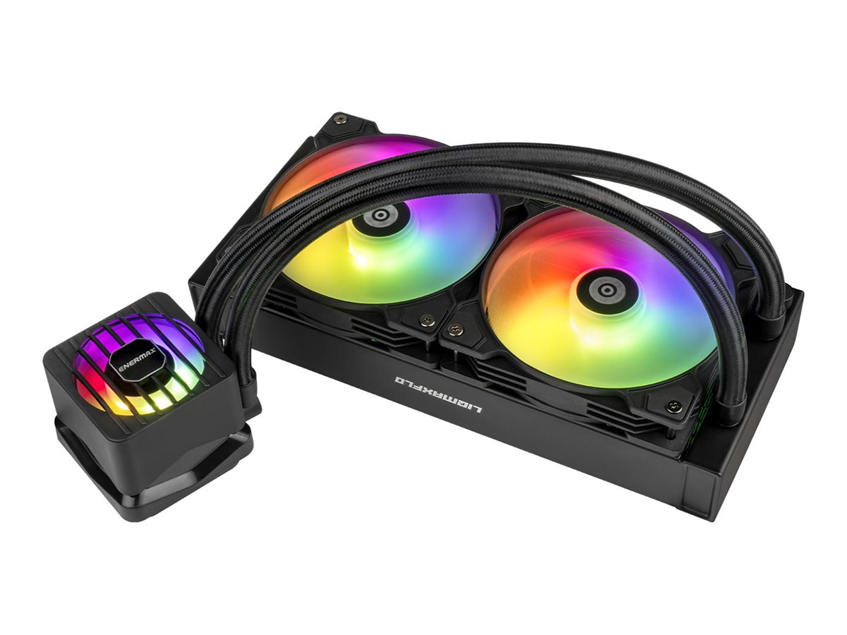 Enermax LIQMAXFLO 360mm CPU AIO Flssigkeitskhler - Xtreme Doppelkammerpumpe- VRM