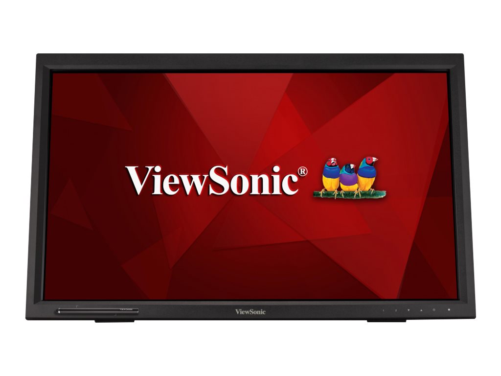 Viewsonic TD2423 �cran plat de PC 59,9 cm (23.6) 1920 x 1080 pixels Full HD LED �cran tactile Multi-utilisateur Noir