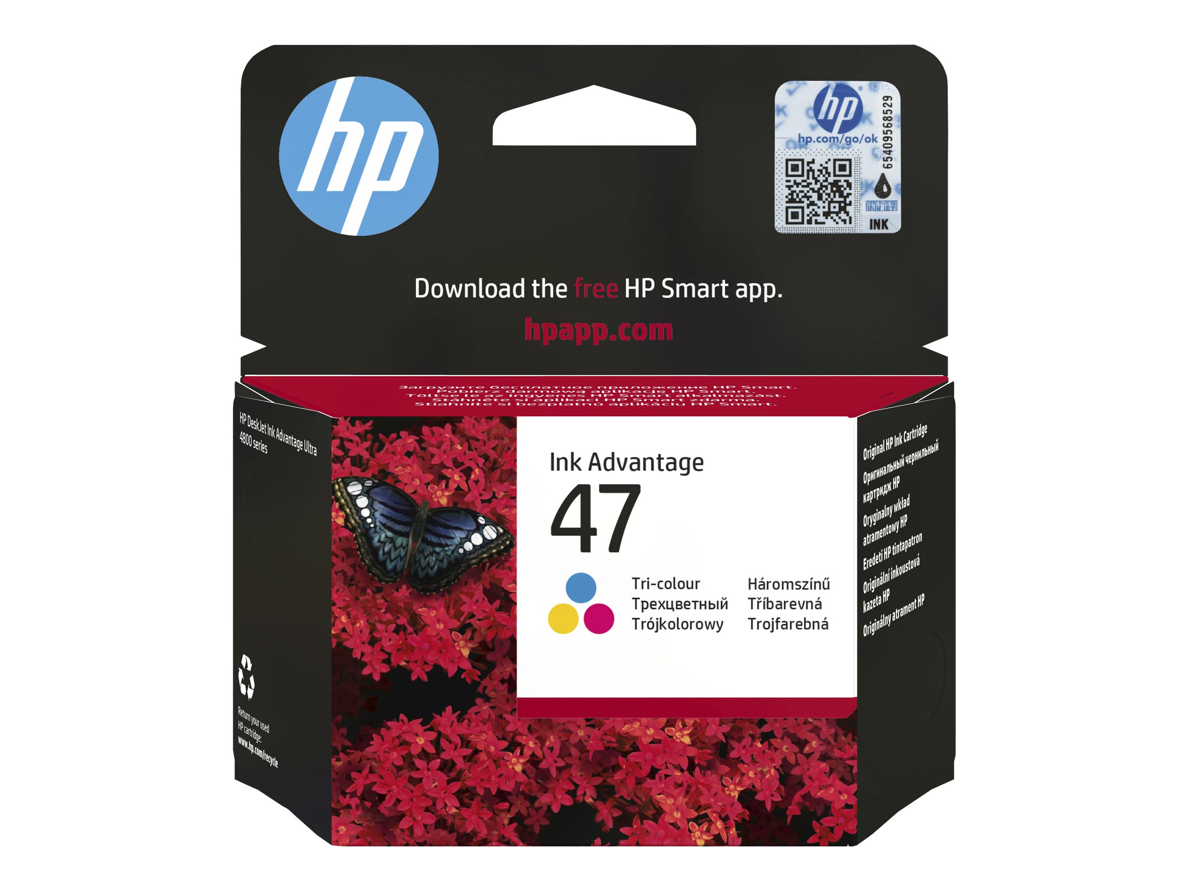 HP 47 Tri-color Original Cartridge