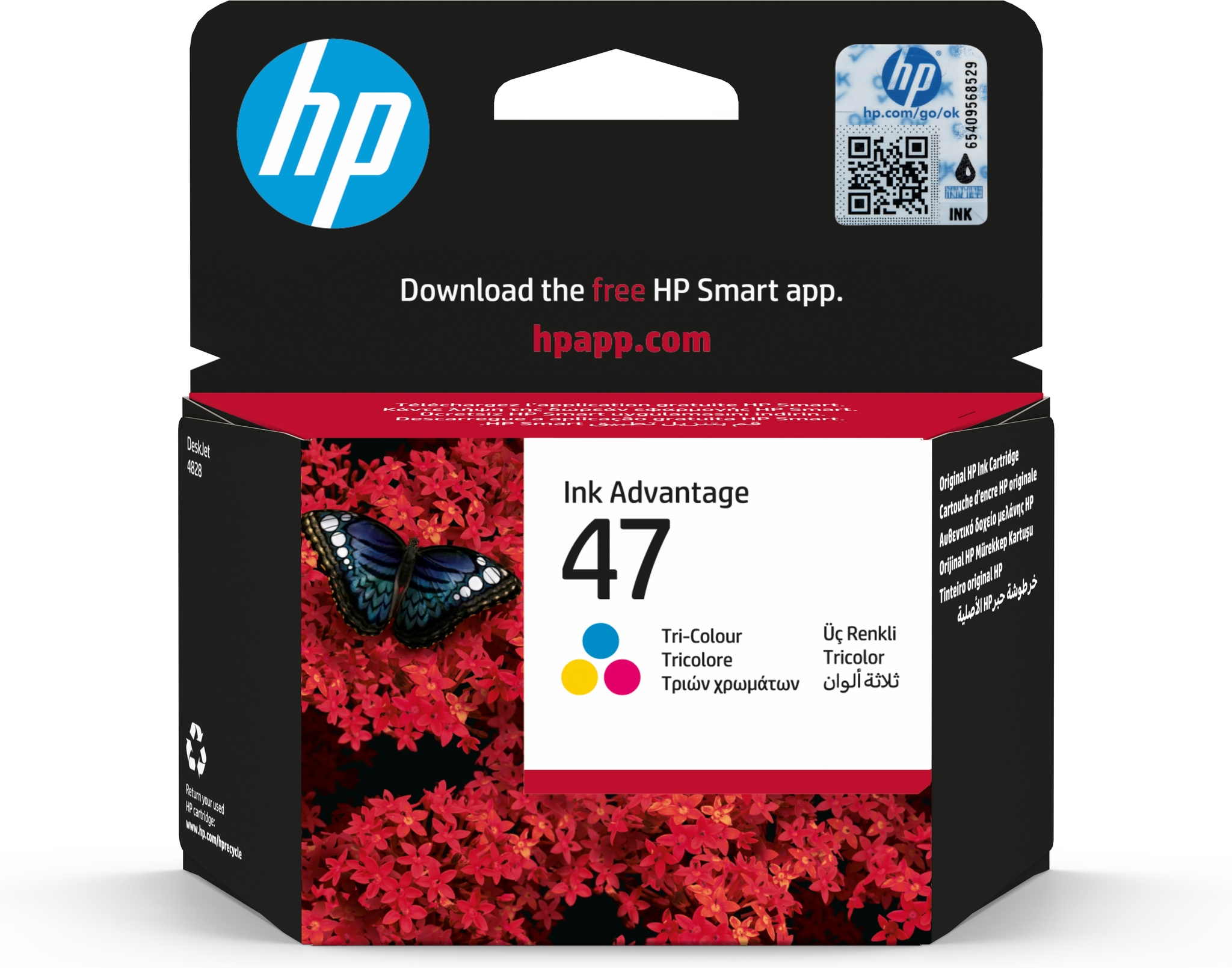 HP 47 Tri-color Original Cartridge