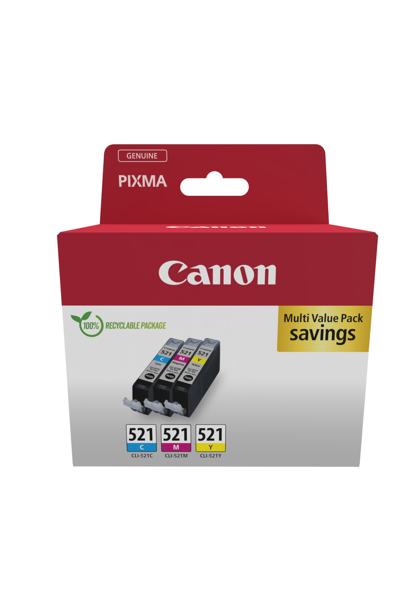 Canon CLI-521 Ink Cartridge Multipack