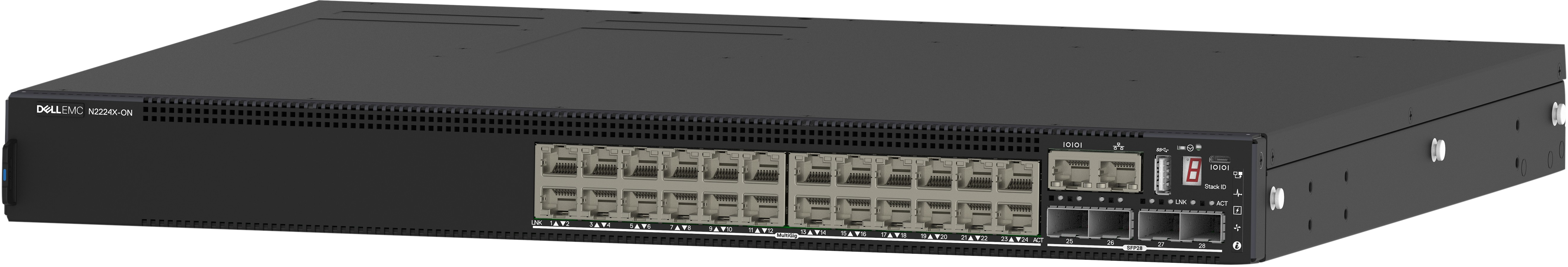 DELL N2224X-ON Gestito L3 Gigabit Ethernet (10/100/1000) 1U Nero