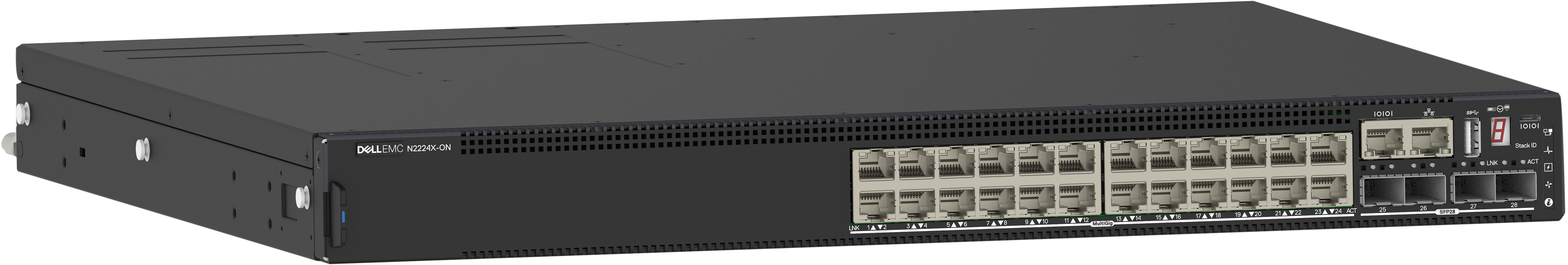 DELL N2224X-ON Gestito L3 Gigabit Ethernet (10/100/1000) 1U Nero