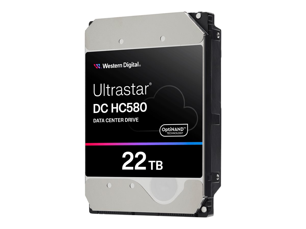 WD Ultrastar DC HC580 WUH722424AL5201 - Festplatte - Rechenzentrum - 22 TB - intern - 3.5 (8.9 cm)