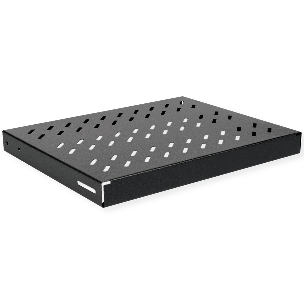 ROLINE Rack - Regal - 350 mm Tiefe, 50 kg Tragf�higkeit - RAL 9005, Jet Black - 1U - 48.3 cm (19)
