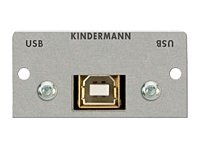 Kindermann Modulares Faceplate-Snap-In - USB-Typ
