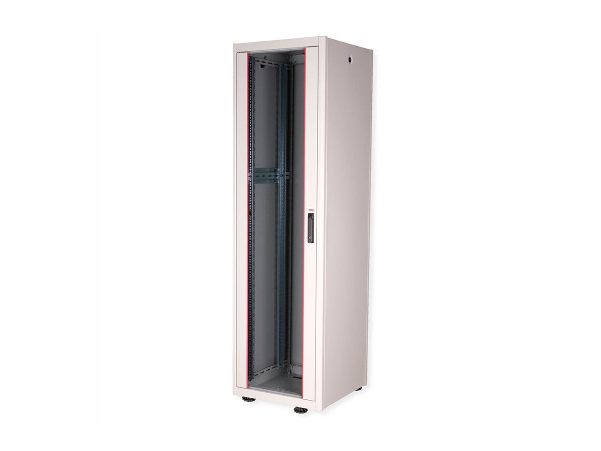 ROLINE Basic - Geh�use Netzwerkschrank - mit Glast�r, 600 x 600 mm (B x T)