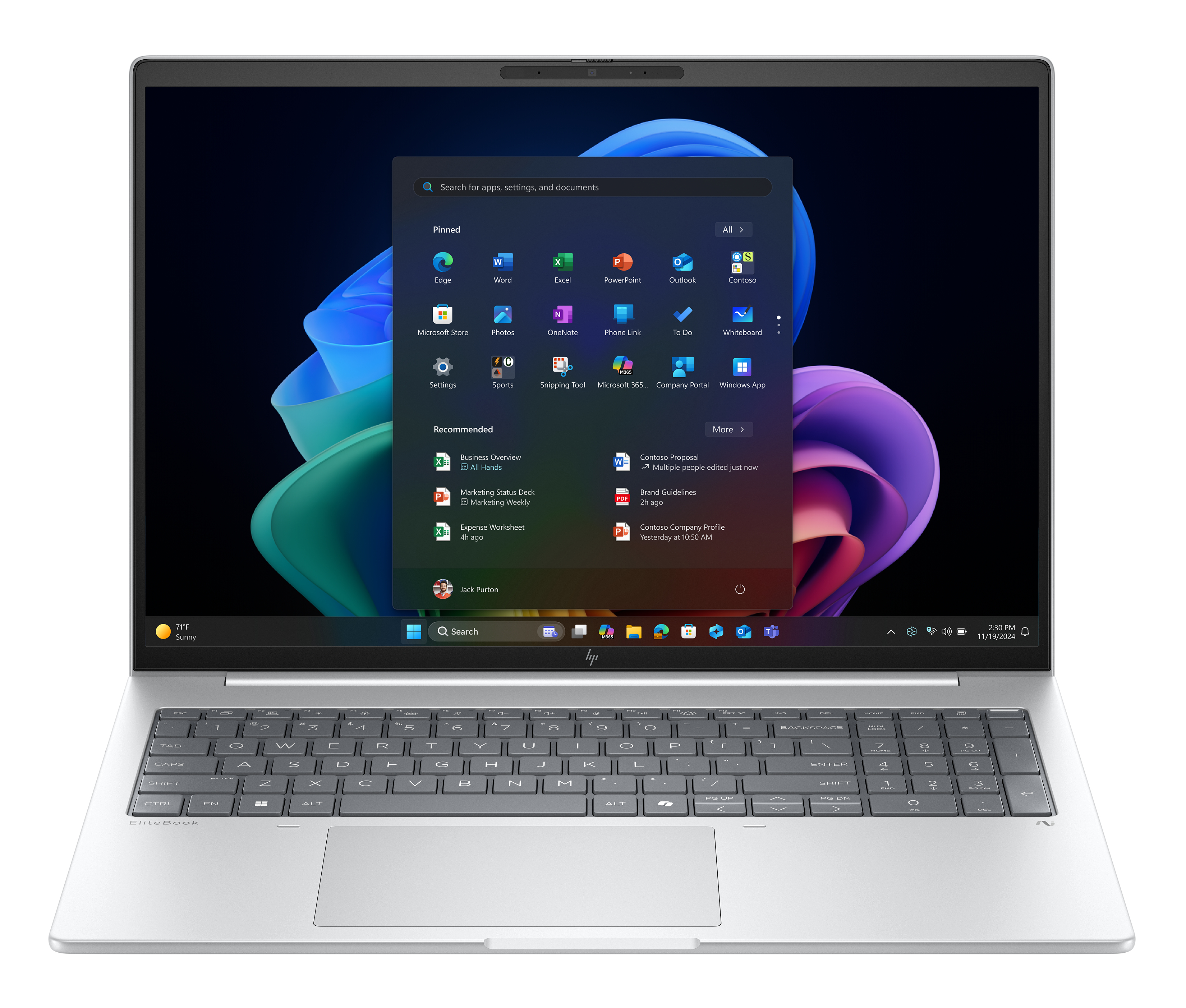 HP EliteBook 8 G1a 16 inch Notebook Next Gen AI PC Copilot+ PC Laptop 1 TB SSD Windows 11 Pro