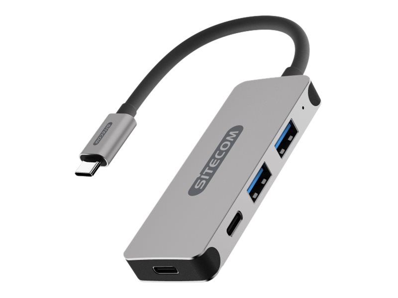 Sitecom CN 384 - Hub - 2 x USB 3.1 + 2 x USB-C
