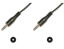 Digitus 3.5mm M/M, 1.5 m audio cable Black