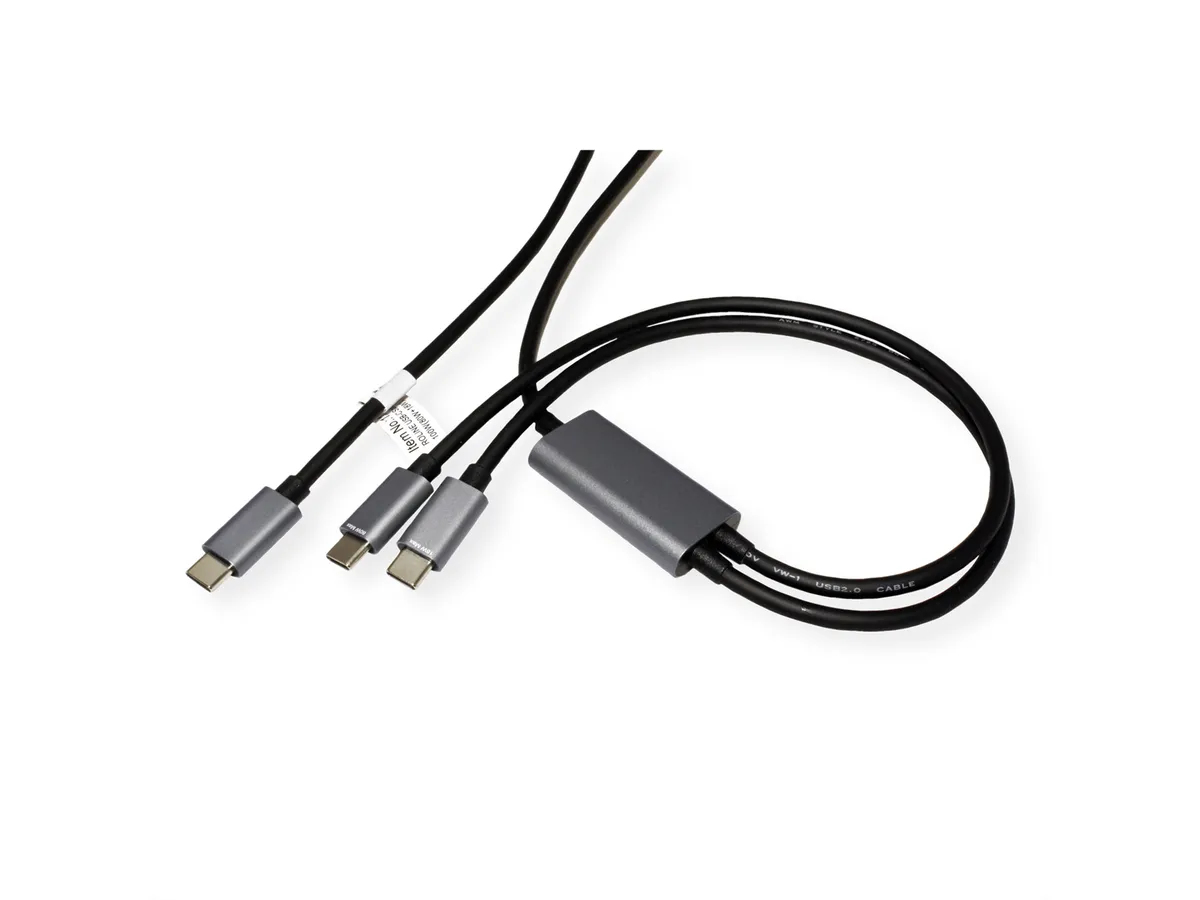ROTRONIC-SECOMP Roline - USB-Kabel - 24 pin USB-C (M) zu 24 pin USB-C (M)