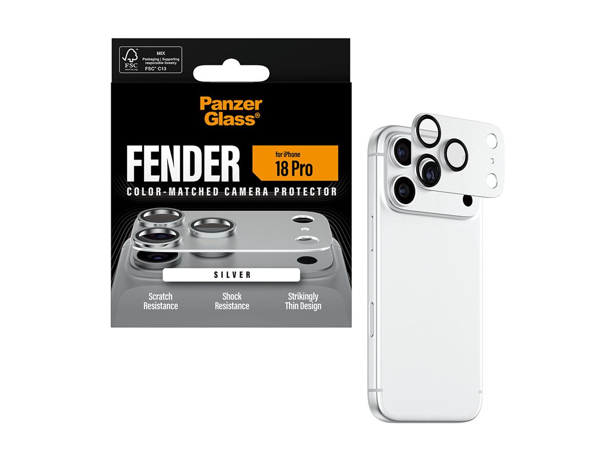PanzerGlass Fender Protezione Fotocamere Silver iPhone 18 Pro