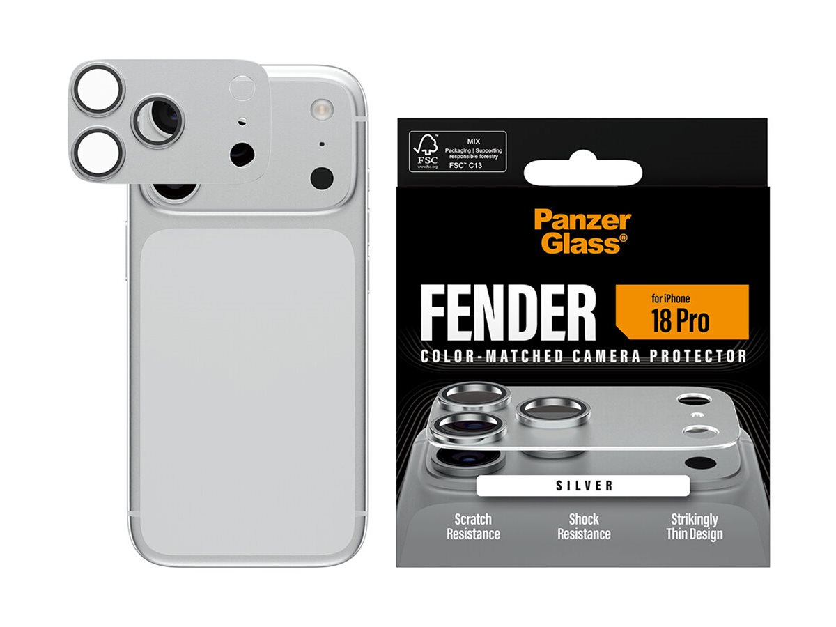 PanzerGlass Fender Protezione Fotocamere Silver iPhone 18 Pro