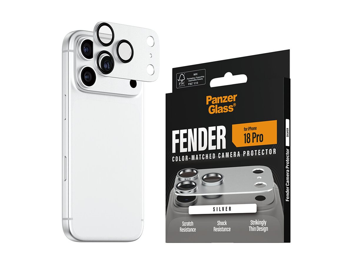 PanzerGlass Fender Protezione Fotocamere Silver iPhone 18 Pro