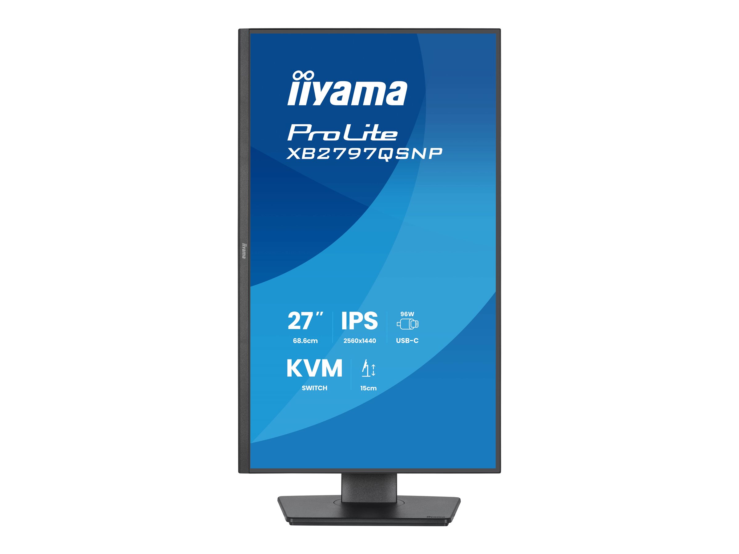 iiyama ProLite XB2797QSNP-B1 computer monitor 68.6 cm (27) 2560 x 1440 pixels Quad HD LED Black