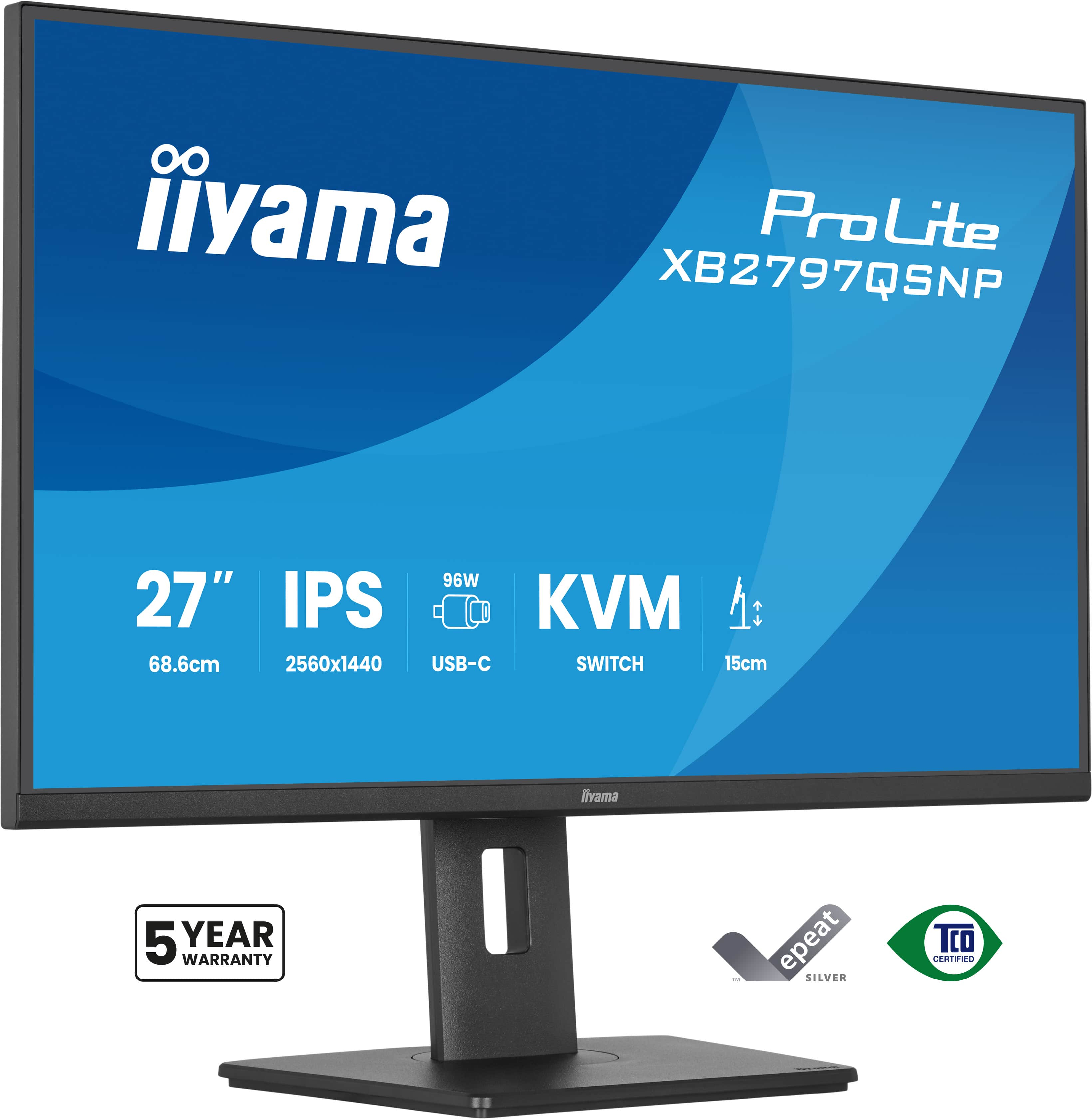 Iiyama ProLite XB2797QSNP-B1 - LED-Monitor - 68.6 cm (27)
