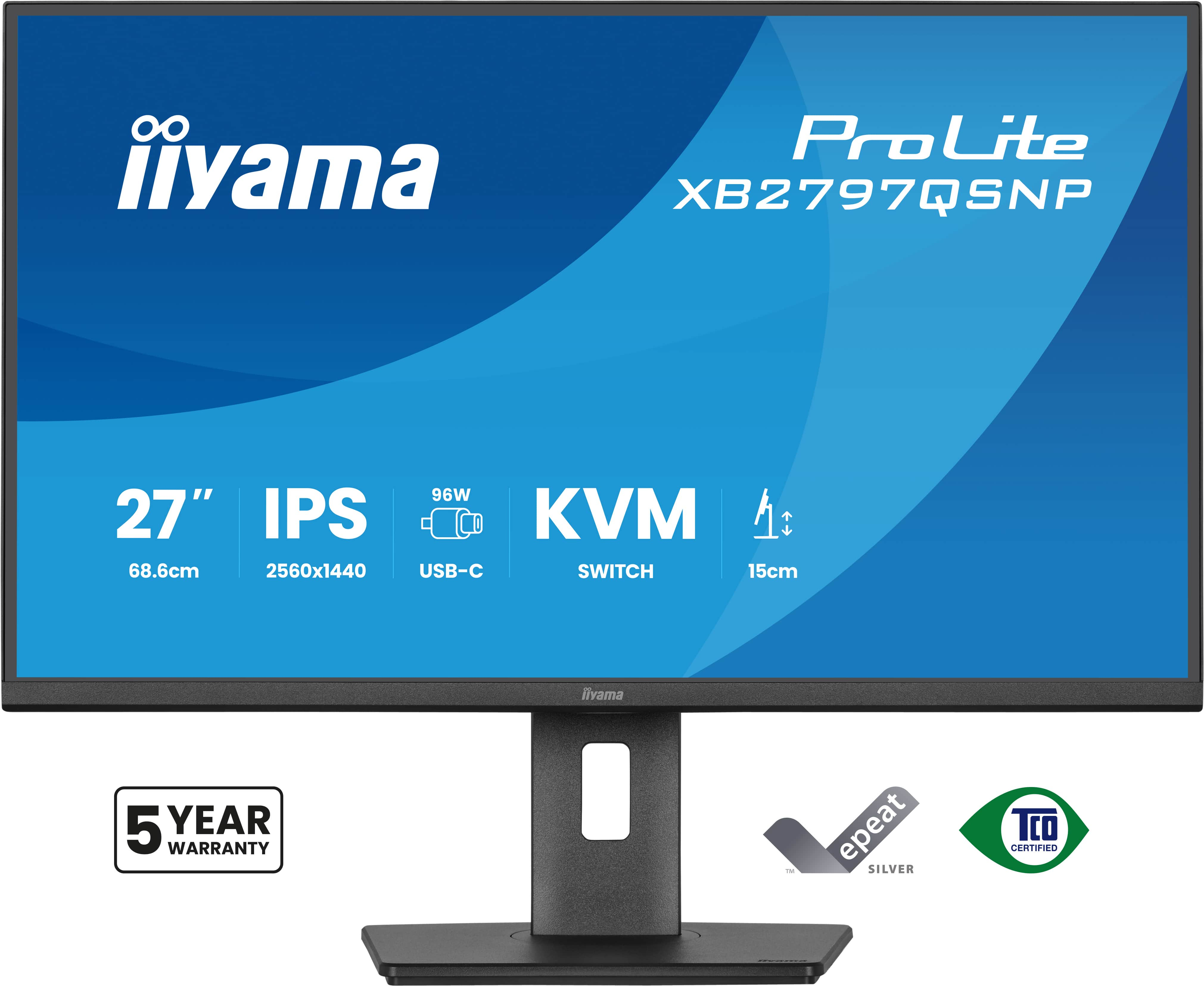 Iiyama ProLite XB2797QSNP-B1 - LED-Monitor - 68.6 cm (27)
