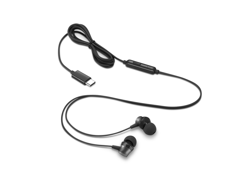 Lenovo Go - Ohrh�rer mit Mikrofon - im Ohr - Schwarz