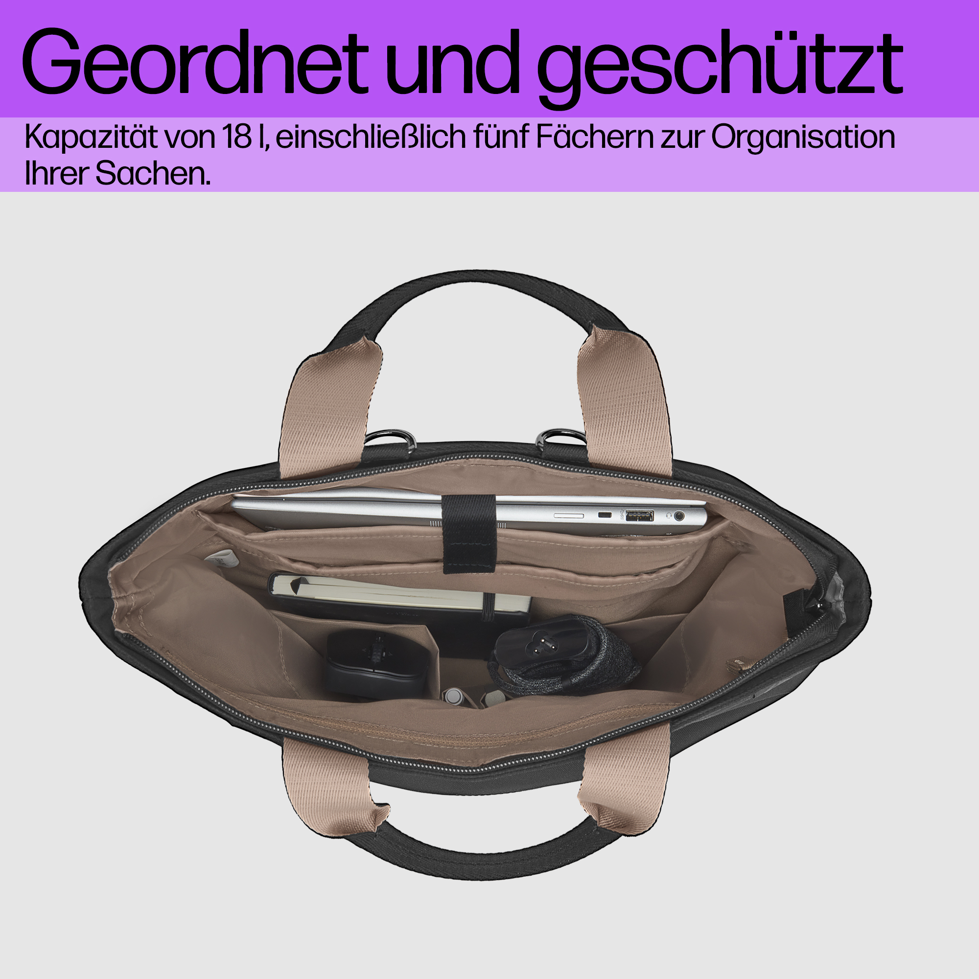 HP 14-inch Convertible Laptop Backpack Tote