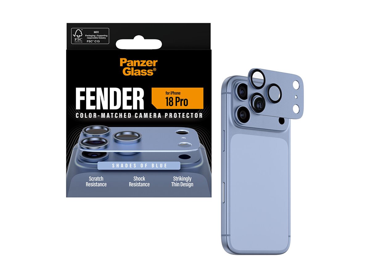 PanzerGlass Fender Protezione Fotocamere Shades of Blue iPhone 18 Pro