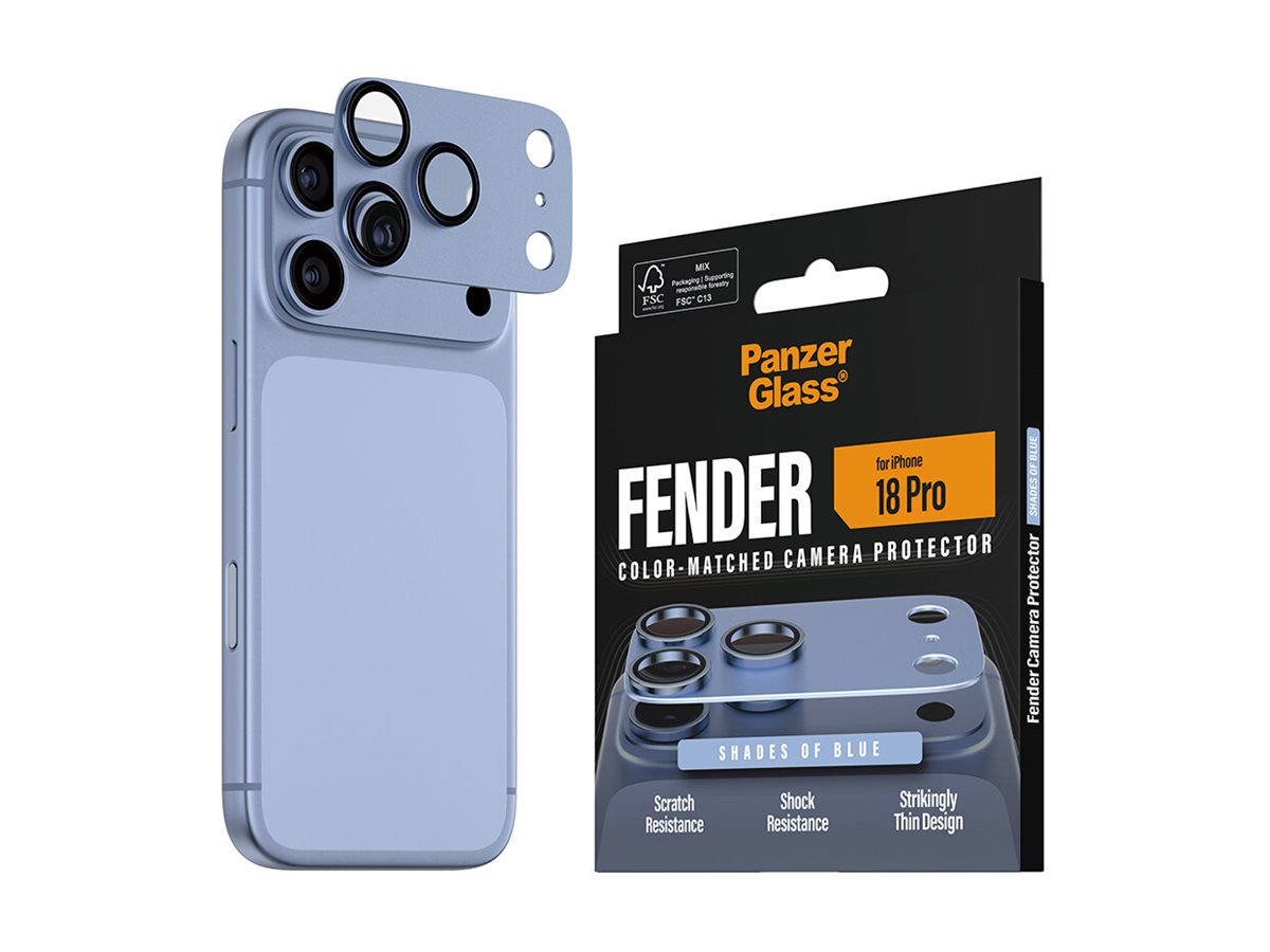 PanzerGlass Fender Protezione Fotocamere Shades of Blue iPhone 18 Pro