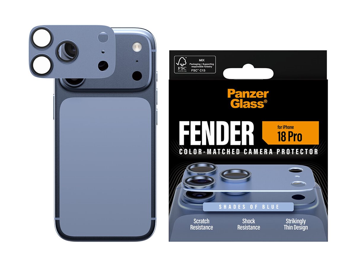 PanzerGlass Fender Protezione Fotocamere Shades of Blue iPhone 18 Pro