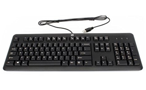 HP 672647-093 tastiera Universale USB Norvegese Nero